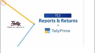 TCS Reports and Returns in TallyPrime ll Release 1.1.4