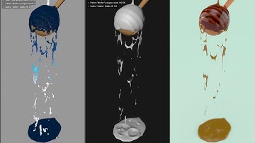 Honey Cinema 4D and RedShift and  realflow