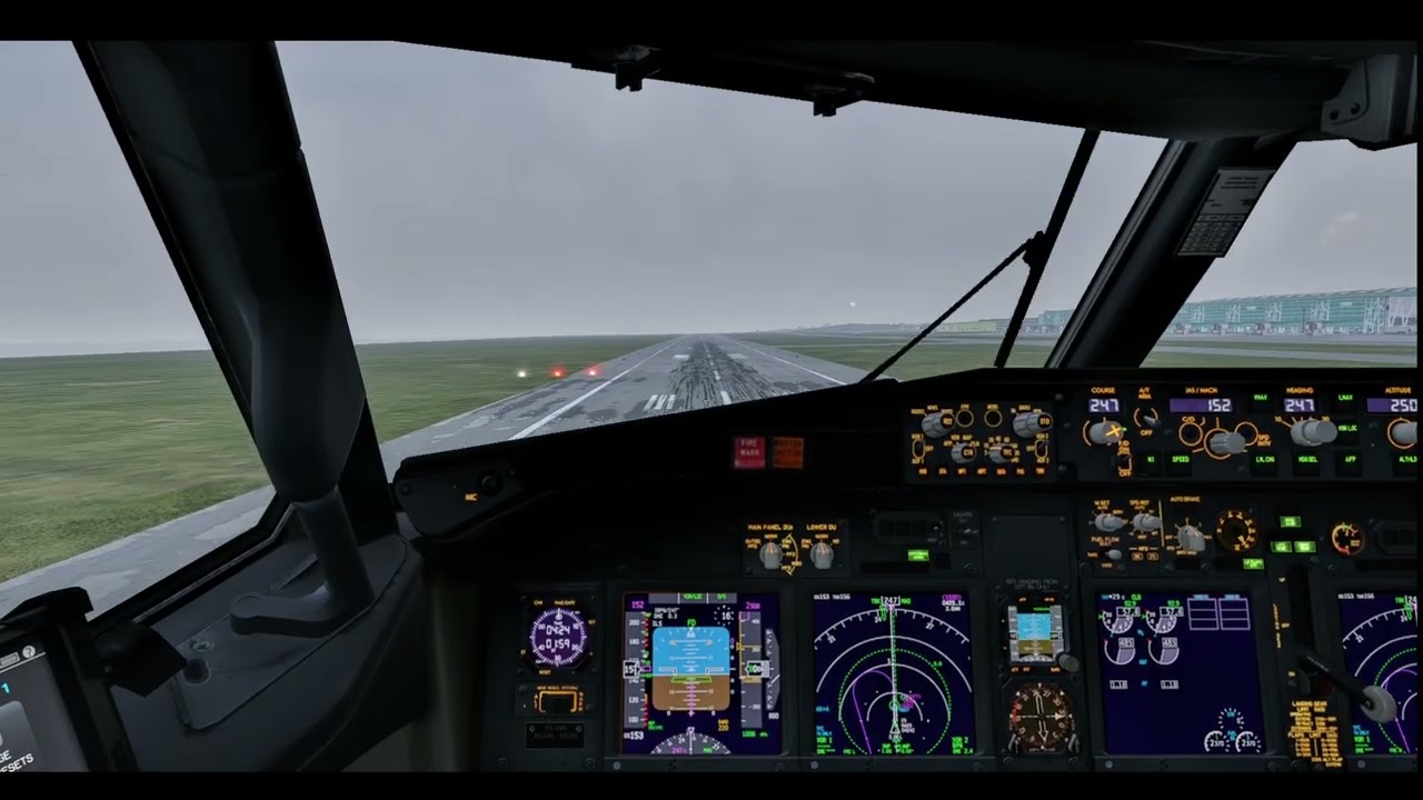 WALL ILS 25 B737-8U3 PK-GMV