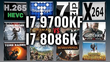 Intel i7 9700KF vs i7 8086K Benchmarks | Test Review | Comparison | Gaming | 13 Tests