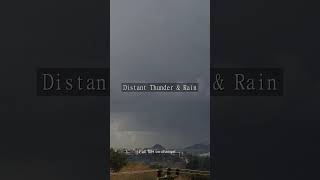Distant Thunder & Rain — Ambient Sleeps #shorts