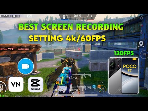 BEST NO LAG SCREEN RECORDER FOR ANDROID GAMING 🥶 4K/120 FPS Screen Recording App For Android