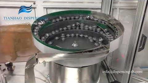 Full automatic thread locking adhesive gluing machine