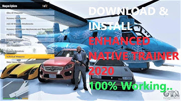 How To Download & Install Enhanced Native Trainer in GTA 5 | Step by Step (2020) Epic Games Working