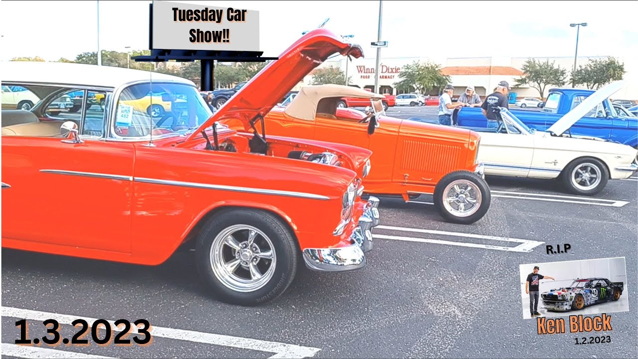 Tuesday Car Show 1 3 2023 - YouTube
