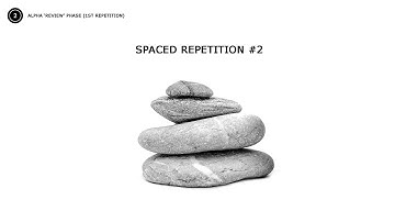 Spaced Repetition #2 ✍ Ace Your Exams W/ Study Aid Music & IsoTones ✍ Focus & Concentration Music