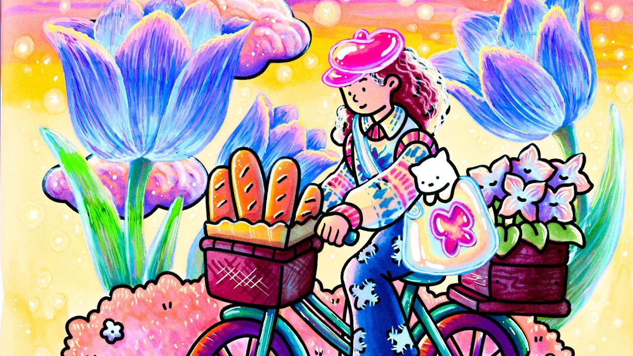 Color with me (ASMR)🦆 Girl Moments by Coco Wyo - Duck Walk