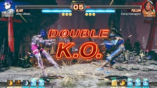 Fighting EX Layer [Steam]: Blair vs. Pullum Casual Player Matches with my girlfriend (8/1/20)