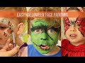 Easy Halloween Face Painting // Lily Pebbles