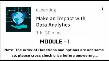 module-1 What is data analytics||Make an Impact with Data Analytics #ibm #naanmudhalvan