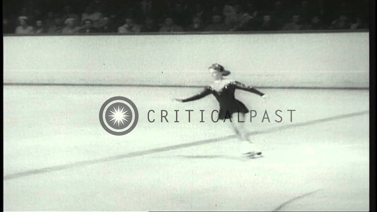 French Alain Gilett and Carol Heiss win the International Ice Skating