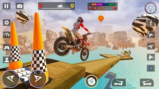 Tricky Motorbike Racing Simulator 3D - Mountain Motorcycle Stunt - Android GamePlay screenshot 5