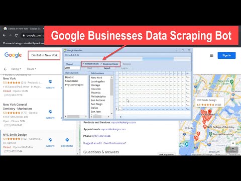 Google Businesses Data Scraping Bot 2021 Version