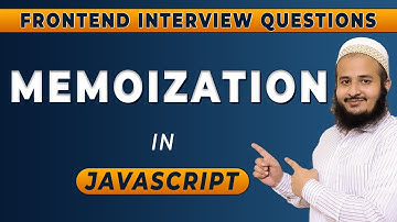Memoization in Javascript | Optimizing performance in JavaScript | Frontend Interview Series | 2024