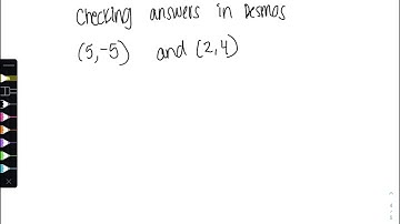 Check Linear Equations on Desmos