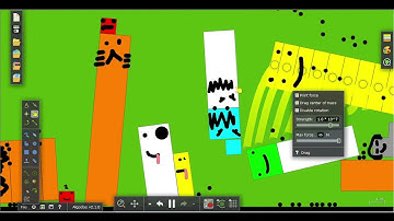 numberblocks part 2 | algodoo