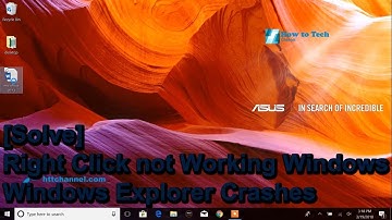 [Solve] Right Click not Working Windows 10 - Windows Explorer Crashes