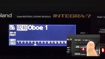 Roland Integra-7 - Selecting Sounds within Studio Sets