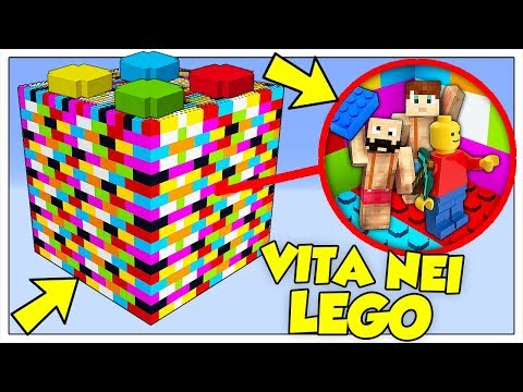 SI PUÒ SOPRAVVIVERE IN UN CUBO DI LEGO? - Minecraft ITA