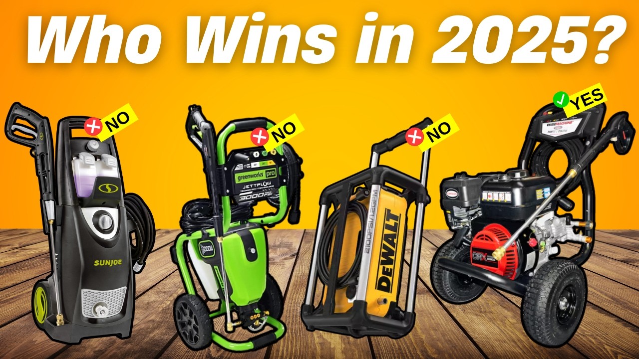 5 лучших моек высокого давления 2025 года [Руководство по продукции и обзоры]