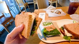 Home Chores | Lunch Break at Panera Bread Restaurant 