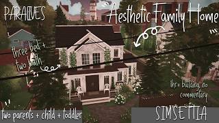 Aesthetic family home 🤍 | Paralives | No CC