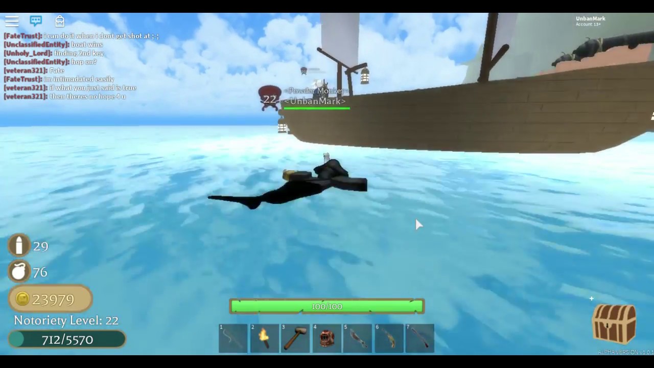 Roblox A Pirate S Tale Mermaid Vs Boat Youtube - a pirates tale roblox game