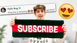 FaZe Rug Reacts to the Rug I Made Him