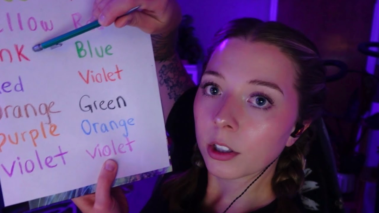 Fast Color Exam ASMR 🧡💛💚💙 Whispered