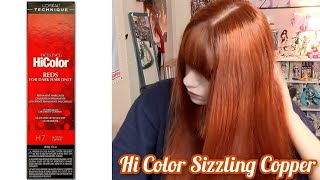 L'Oreal HiColor H7 Sizzling Copper 🍁