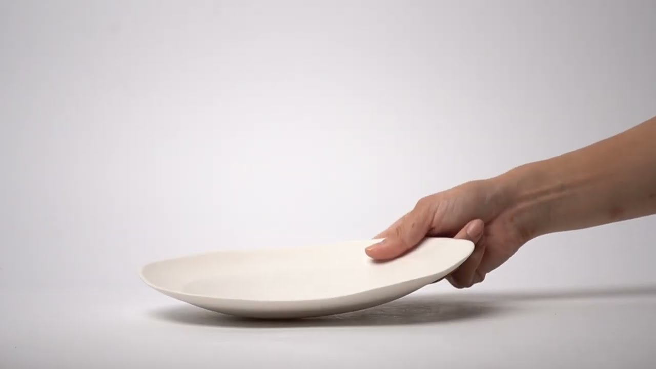 Hands of Mino Exhibition Yoichi Shiraishi Oval Plate - YouTube