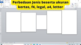 Perbedaan Jenis Kertas dan Ukuran Kertas yang Wajib diketahui