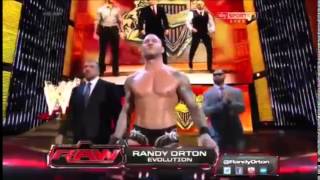 WWE Evolution Randy Orton Entrance 2014