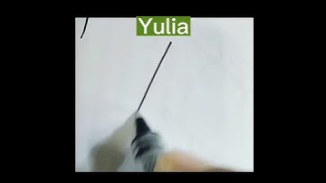 Signature of English name  Yulia  Impressive signature Signature of letterY#shorts#signature #reels