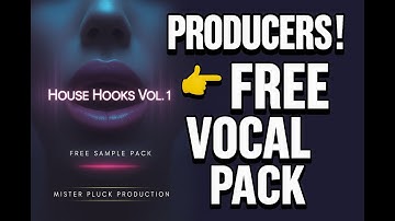 Producers! 👉 FREE Vocal Pack (House / Tech House / Minimal) [35 Samples]