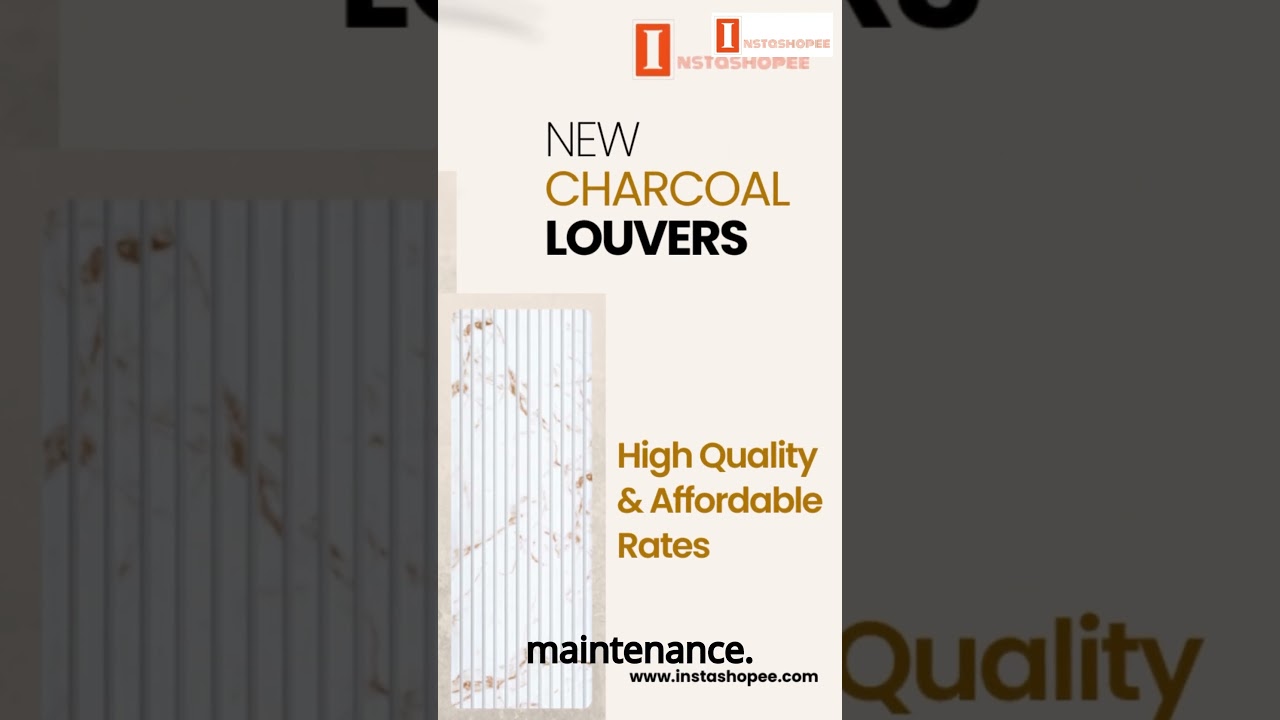 Trendy Charcoal Louvers At Instashopee.com 