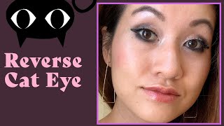 How to do TikTok Viral Reverse Cat Eye for Hooded / Monolids Makeup Tutorial