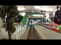 鉄道模型の新レイアウト　周回運転　on new Big Module Layout　前面展望　Cab View