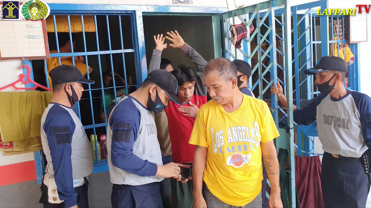 Penggeledahan Blok Hunian di Lapas Klas II B Pariaman