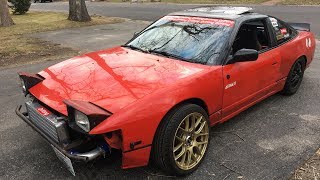 New Hood, Fenders, Sideskirts & Rocket Bunny Wing On The 240sx