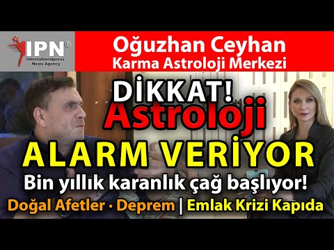 DİKKAT! Astroloji ALARM VERİYOR | Bin yıllık karanlık çağ başlıyor | Afetler Deprem | Oğuzhan Ceyhan