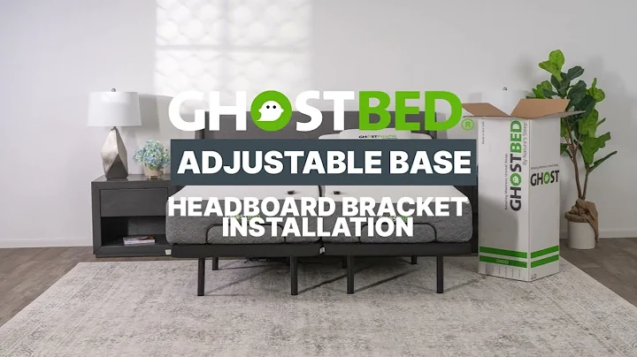 How to Install GhostBed Adjustable Base Headboard Brackets
