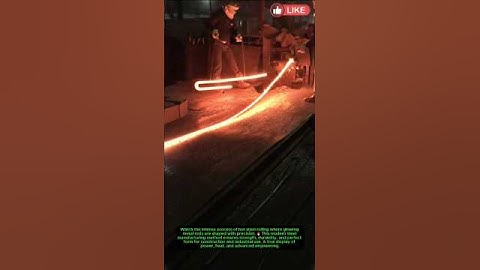 Hot Steel Rolling Process 🔥 | Modern Metal Manufacturing