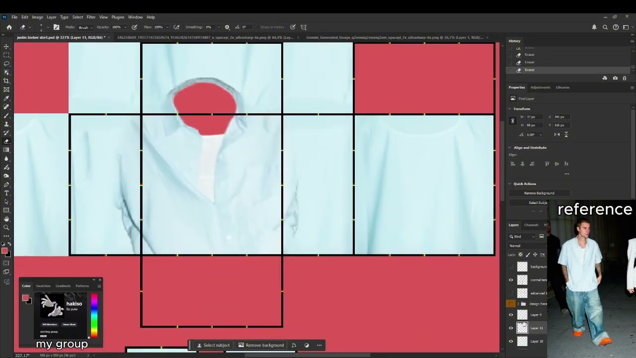 roblox realistic shirt photobash tutorial