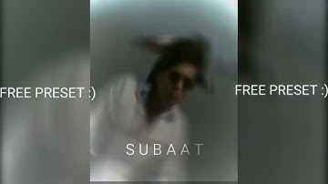 SRK EDIT free Preset | alight motion badass edit preset | like @haruefx