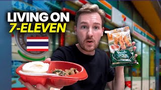 LIVING ON 7ELEVEN for 24 Hours  (Thailand)