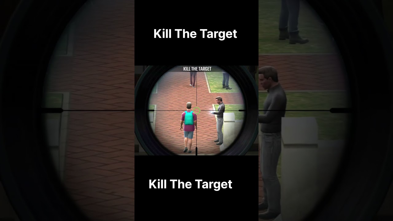 Pure sniper kill the target 