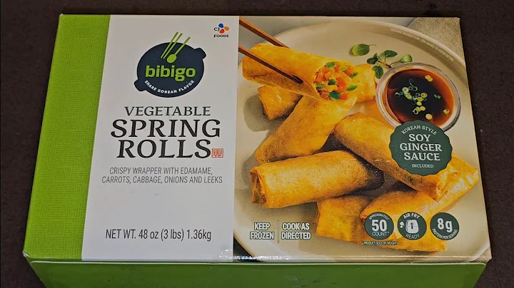 Costco Sale Item Review Bibigo Vegetable Spring Rolls Roll Taste Test