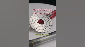 Metal Etching for Aerospace Parts #metaletching #chemicaletching #metaletch
