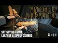 ASMR Leather, Zipper, &amp; Strap Sounds | Vintage LV Multicolor Boulogne #louisvuitton #vintage